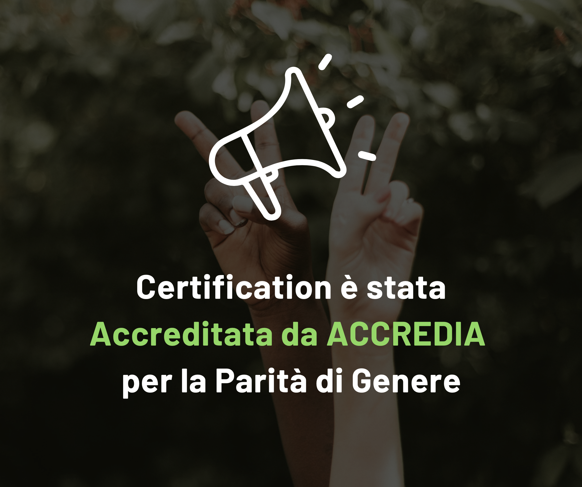 Certificazione della Parità di genere